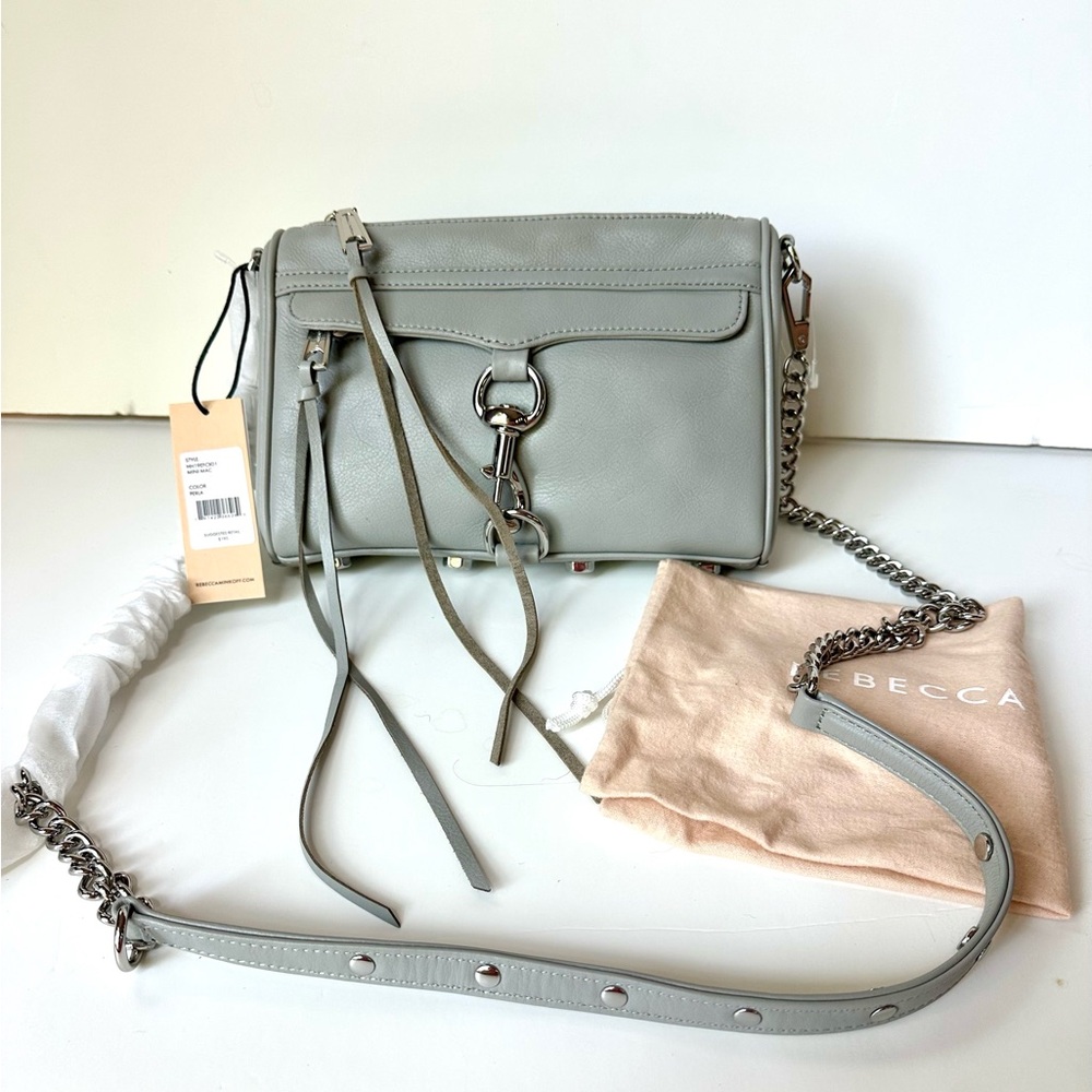 NWT Rebecca Minkofff Mini Mac in "Perla”